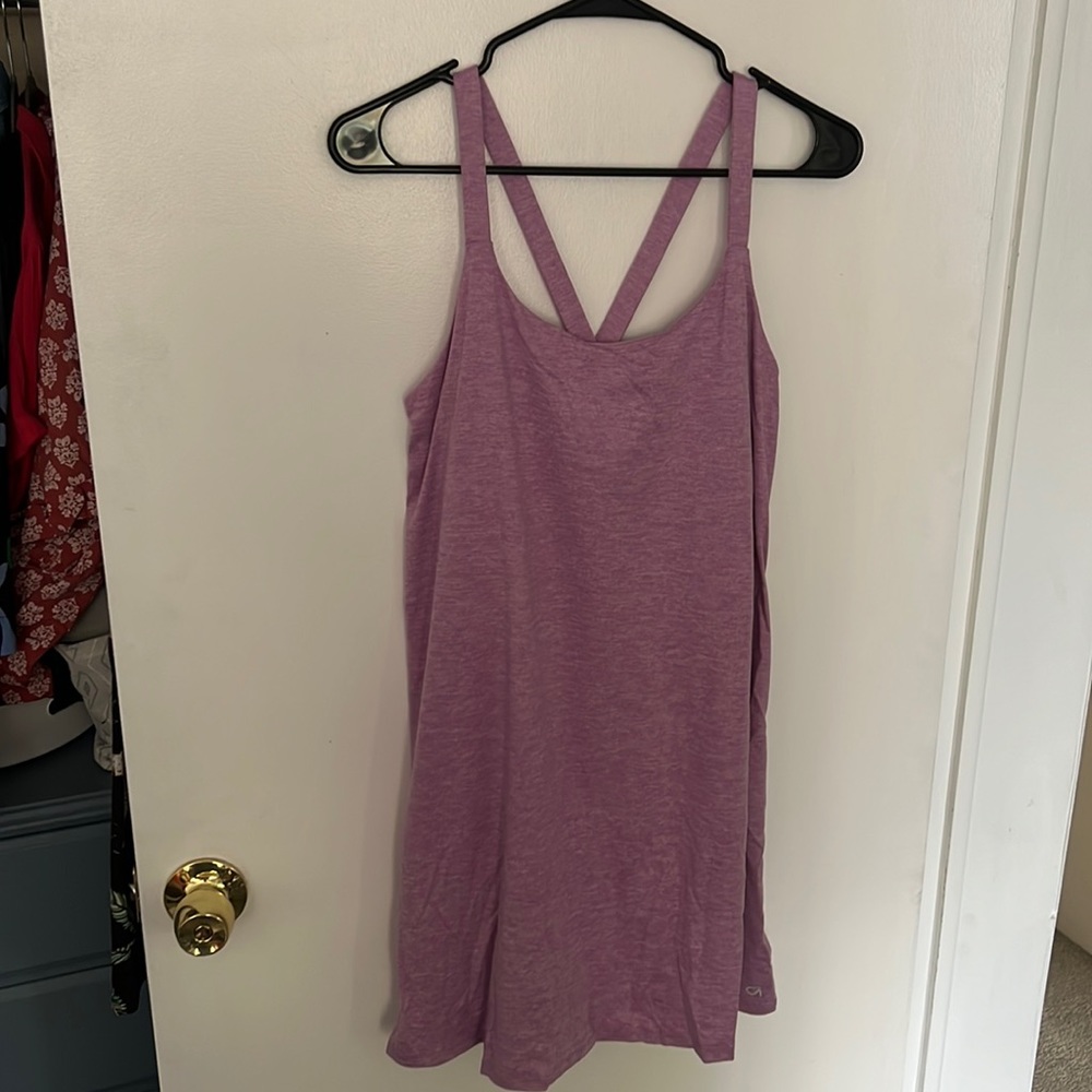 GapFit Brushed Tech Jersey Dress